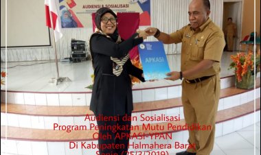 Audiensi dan Sosialisasi Peningkatan Mutu Pendidikan di Halmahera Barat