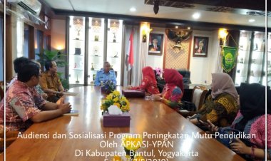 Audiensi APKASI-YPAN di Kabupaten Bantul, Begini Suasananya