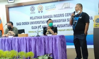 Wow, Dosen UMSU Buktikan Bahasa Inggris Super Cepat Adiluhung