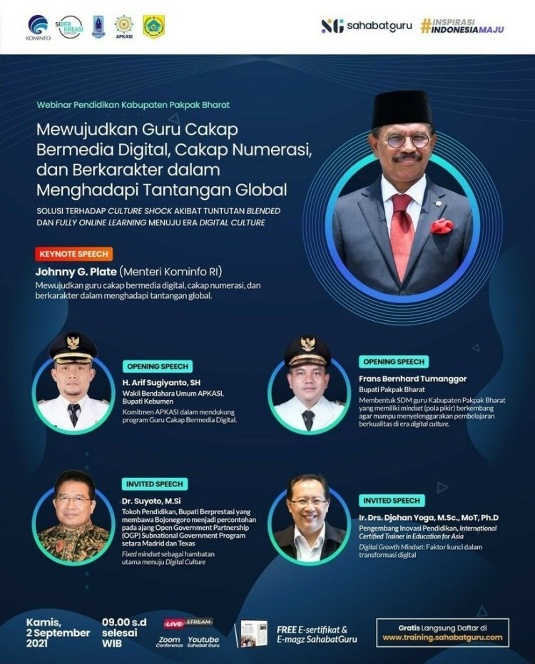 Kondisi COVID-19 Perlahan Membaik, SahabatGuru Konsisten Menyelenggarakan Webinar Pendidikan