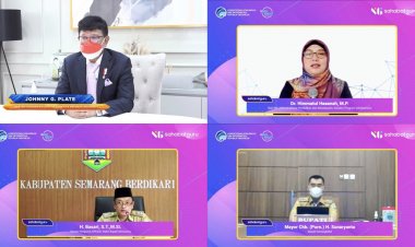 Kekompakan Menkominfo, APKASI, dan Bupati Gunung Kidul Dukung Guru Cakap Media Digital