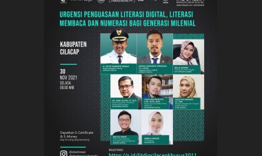 Guru-Guru Cilacap Semangat Ikut Webinar Literasi Digital