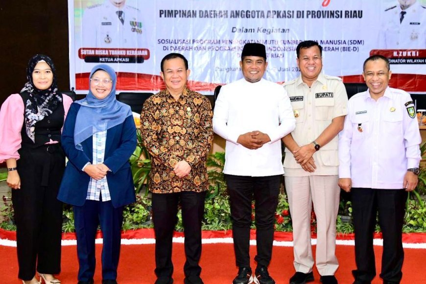 Sosialisasi Program BIE-D dengan Pemerintah Kabupaten se-Provinsi Riau, APKASI Sebut BIE-D Harapan Baru bagi Pembangunan Daerah