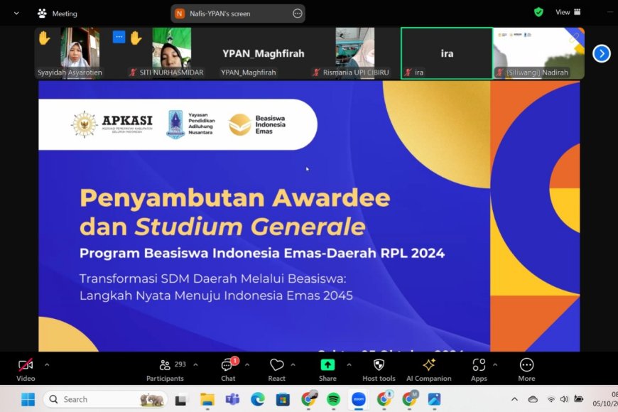 Resmi Disambut, Awardee Terpilih BIE-D Jalur RPL Tahun 2024, siap Berkarya Menuju Indonesia Emas