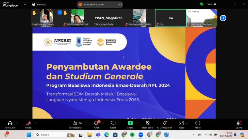 Resmi Disambut, Awardee Terpilih BIE-D Jalur RPL Tahun 2024, siap Berkarya Menuju Indonesia Emas