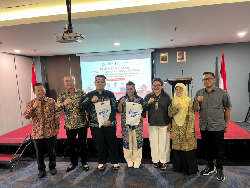 Bupati Wempi W. Mawa Lepas Peserta Desa Sarjana Unggul Malinau ke Cina:  Sinergi Pemkab-YPAN Cetak Aset Unggul Daerah